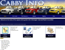 Tablet Screenshot of cabby-info.com